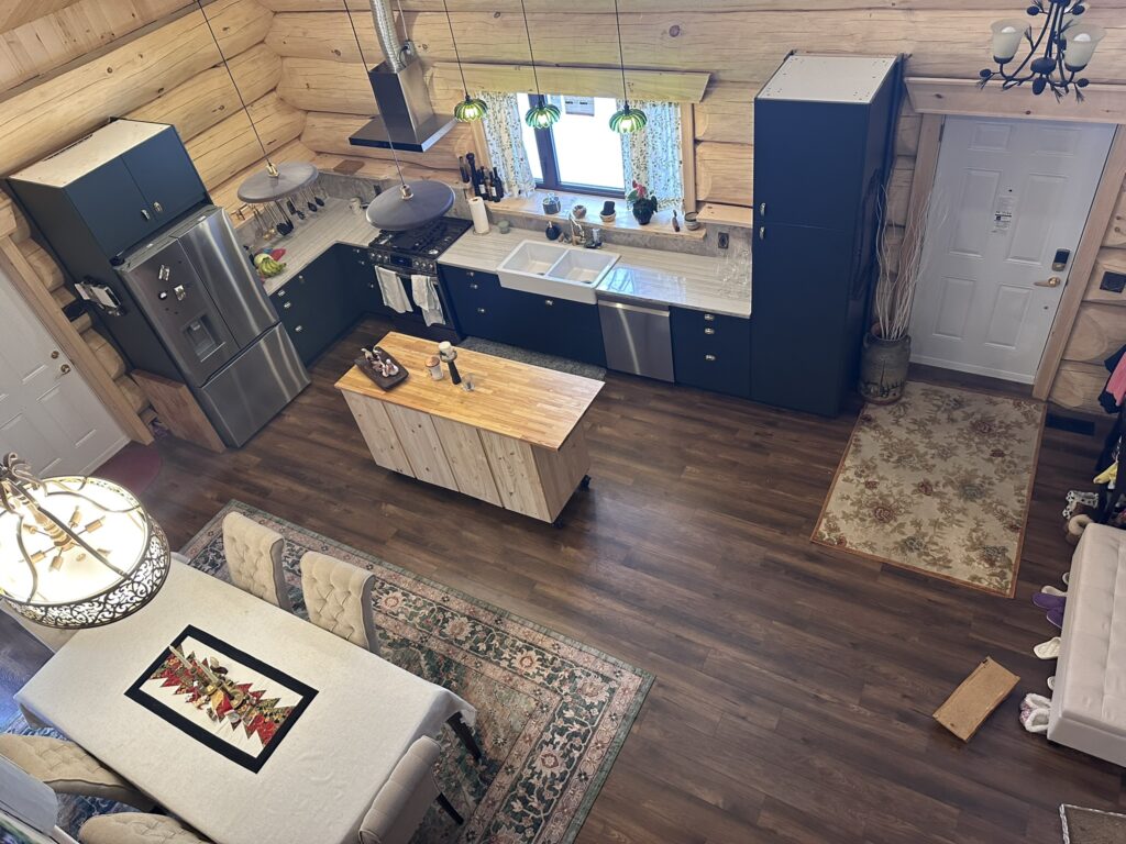 kitchen from above