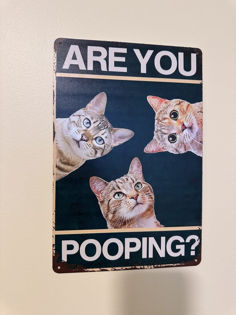 are you pooping sign